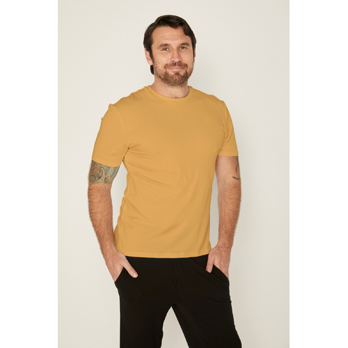Bamboo Men's T-Shirt - Golden Sand